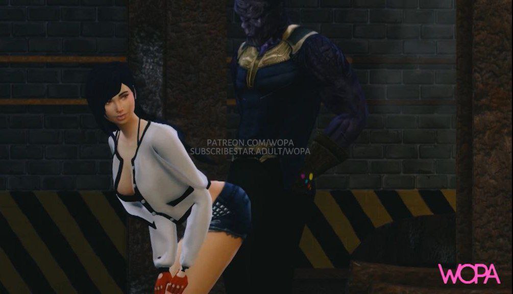 Thanos having hot $3x with Tifa Lockhart